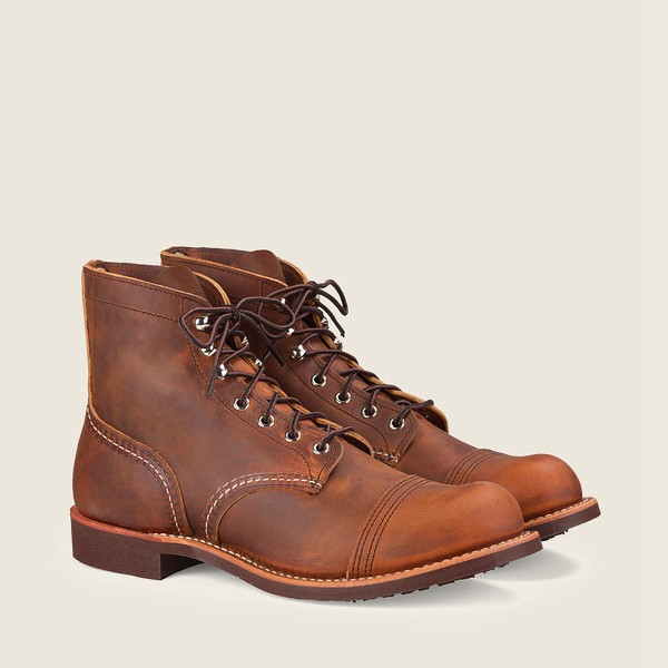 Red Wing Heritage Boots Iron Ranger - 6-Inchr Rough & Tough Læder - Brune - Herre 9082-WJZBK